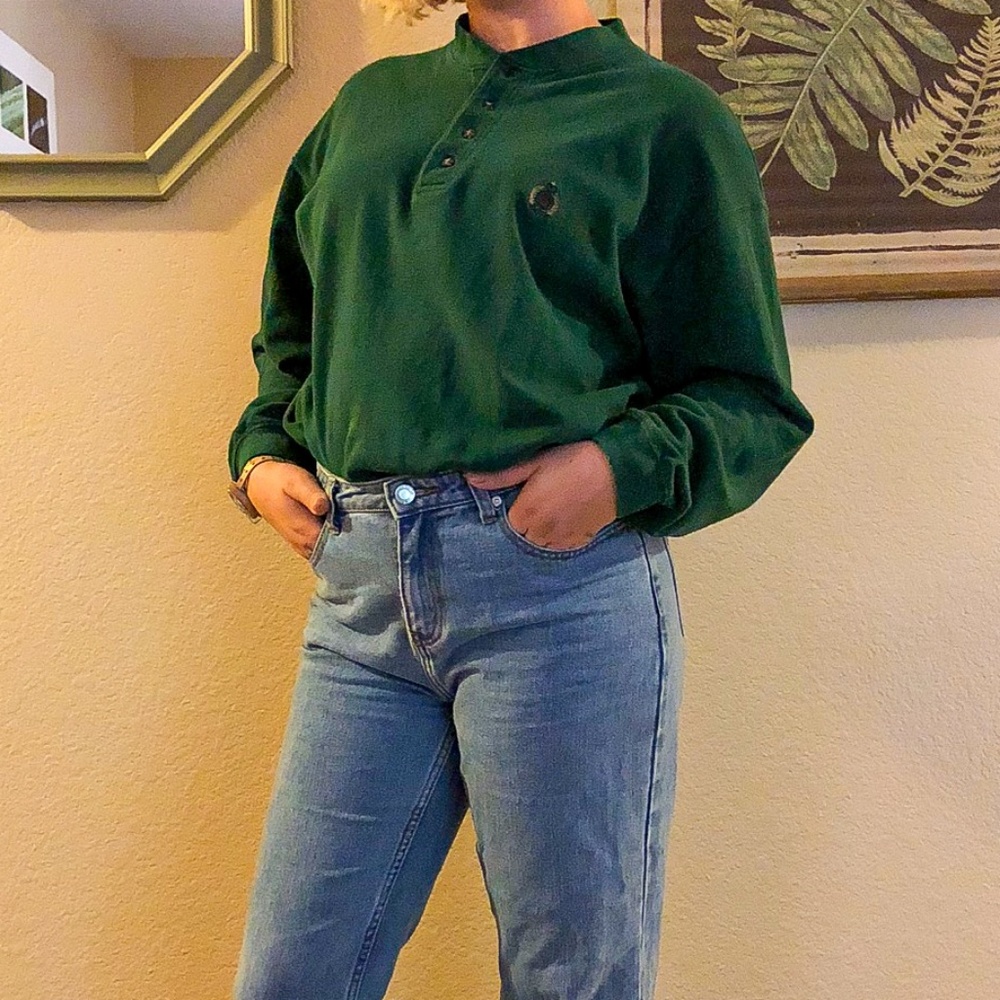 Bugle Boy Green Henley